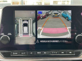 アラウンドビューモニターで全周囲が見えるのでバックや駐車が苦手な方も安心です。