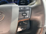 ステアリングのクルーズコントロールボタンで高速道路で運転のアシストをしてくれます。