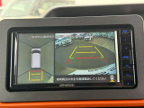 クルマを真上から見ているような映像で、周りの状況を確認しながら安心して駐車出来るカメラが付いてます♪