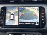 アラウンドビューモニターは4方のカメラで真上から車を見たようにモニターで確認ができる日産の自慢の装備です。是非実際の車で体感してみてください。