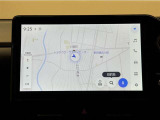 ナビ付きです。目的地を設定すれば、初めての場所でも簡単に行くことが出来ます。