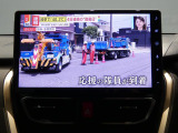 【TV画面】フルセグTVの視聴が可能。高画質な映像で、テレビ番組を楽しめます。