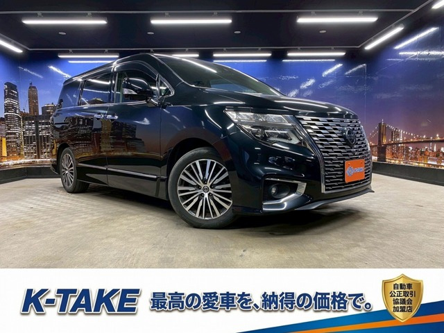 エルグランド 2.5 250ハイウェイスターS (禁煙車)(後期型)(黒半革)(パワースライド