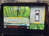 【パノラミックビューモニター】専用のカメラにより、上から見下ろしたような視点で360度クルマの周囲を確認することができます☆縦列駐車や幅寄せ時に活躍してくれます♪