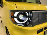 LEDヘッドライトで夜道も安心!
