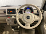 可愛らしいデザインの運転席で気分も上がりますね♪