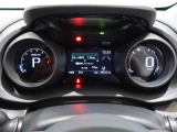 視認性に優れたメーターパネルです。