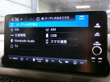 CD、DVD、Bluetooth、AM、FM、AUX、スマートフォン接続ができます。