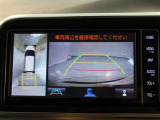 パノラミックビューモニター付きです。車両を上から見たような映像をモニター画面に表示。運転席からの目視では見にくい、車両周辺の状況をリアルタイムでしっかり確認できます。