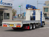 ファイター クレーン 9.7t 増トンワイド クレーン付ハイジャッキ 内寸-長648x幅234x高20