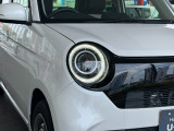 先進のLEDヘッドライトは、高効率・低消費電力タイプのライトで、より広い範囲を照らせます。
