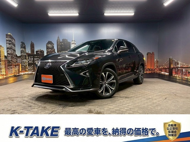 RX 450h Fスポーツ 4WD (禁煙車)(4WD)(赤本革)(メーカーナビ)(サイ