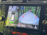 【アラウンドビューモニター】専用のカメラにより、上から見下ろしたような視点で360度クルマの周囲を確認することができます☆死角部分も確認しやすく、狭い場所での切り返しや駐車もスムーズに行えます。