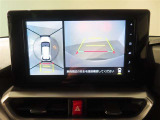 バック時の運転をサポートするバックガイドモニター&パノラミックビューモニター付き