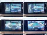 空の上から見下ろすような視点のアラウンドビューモニターでスムーズ駐車。狭い場所での駐車も、周囲が映像で確認できます。