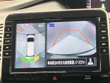 【アラウンドビューモニター】車を上から見下ろしているかのような映像で周囲の状況がひと目で確認、狭い駐車場に駐車するときも安心です♪