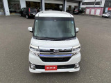 ダイハツ タント カスタムX トップエディションSAⅡ 4WD/社外フルセグナビゲーション/バックモニター/ハーフレザーシート/助手席側電動スライドドア/プッシュスタート&スマートキー/リヤスポイラー