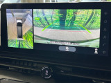 【アラウンドビューモニター】専用のカメラにより、上から見下ろしたような視点で360度クルマの周囲を確認することができます☆死角部分も確認しやすく、狭い場所での切り返しや駐車もスムーズに行えます。