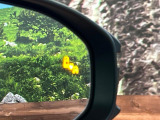 【ブラインドスポットモニター】走行中、ドアミラーの死角になりやすい箇所に後続車が接近するとサイドミラーのレンズに警告を表示!ドライバーに注意喚起をしてくれます。
