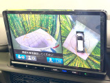 【マルチビューカメラシステム】専用のカメラにより、上から見下ろしたような視点で360度クルマの周囲を確認することができます☆死角部分も確認しやすく、狭い場所での切り返しや駐車もスムーズに行えます。
