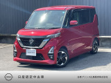 当店のルークスをご覧いただきありがとうございます☆鮮やかなレッドのボディカラー♪ナビやドライブレコーダー、プロパイロットを搭載したお買得車が入りました!