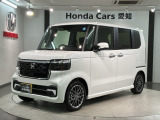 全国納車可 第三者機関証明書付 H SENSING 新車保証 試乗車 ワンオ-ナ- 9インチナビLXU-242NBi TV Rカメラ CD録音 BTオ-ディオ DVD装備のN-BOXカスタム ターボ入庫!