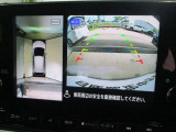 アラウンドビューモニター搭載。車体を4方向のカメラで「上から見下ろしたような映像」を映します。車庫入れが苦手な方も映像サポートでラクラク駐車できます。