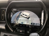 ◆全方位ニター◆ひと目で周囲の状況がわかるため、スムースに駐車できます。さらに、人や自転車など周囲に動くものがいる場合に表示とブザーで注意を促します。