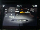 ■AM/FM/交通情報/フルセグTV/USB1/USB2/Bluetoothオーディオ/AppleCarplay等の快適なドライビングを助けるツールが満載!