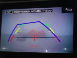 バックガイドモニターを装備しています、車庫入れもラクラクです。
