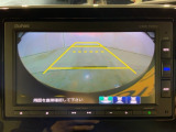リアカメラ付で、後方をナビ画面で確認。車庫入れも安心です。もちろん、バックギアと連動しています。