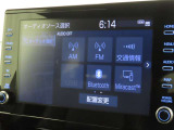 オーディオソース選択画面です。Bluetoothオーディオをご利用いただけます。