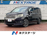 両側電動ドア 禁煙車 ハーフレザーシート スマートキー HIDヘッド E