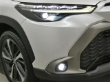 LEDヘッドライトです。デザイン性がよくとても明るいので、夜間の走行や悪天候でも安心です。しかも長寿命!