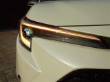 LEDヘッドライトです。デザイン性がよくとても明るいので、夜間の走行や悪天候でも安心です。しかも長寿命!