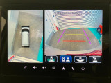 【全方位モニター】 4つのカメラで映像を映し出します。発進時、後退時も周囲の安全を確認し、サポートします^^