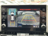【全周囲モニター】フロント+サイド+バックにカメラが装着されています。車庫入れが苦手な方もこれがあれば安心ですね。