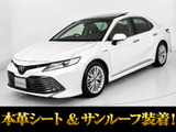 ★トヨタ カムリ Gレザーパッケージ★★パノラマムーンルーフ★黒革★HUD★BSM★★メーカーオプションSDナビ★衝突軽減★★レーダークルーズ★セーフティセンス★★シートヒーター★LEDヘッドライト★