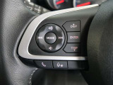 ステアリングスイッチ付き。前方から目を離すことなく操作することが可能です