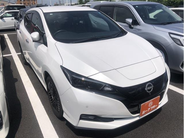 リーフ e+ G 禁煙者 純正9型ナビ フルセグTV