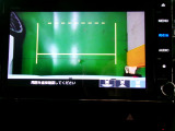 バックカメラの画像です。ガイドラインがスムースな車庫入れをサポートいたします。車庫入れの安心感がアップしますね。
