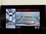 パノラミックビューモニター付きです。車両を上から見たような映像をモニター画面に表示。運転席からの目視では見にくい、車両周辺の状況をリアルタイムでしっかり確認できます。