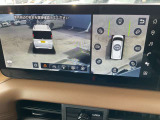 3Dビュー機能付。駐車場などで、周囲の状況が直感的にわかる立体的映像を表示しますので、安心して発進できます。