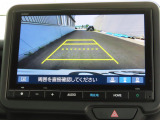 リアワイドカメラシステム!従来の視野に加えて、後方側方を約180&deg;まで見えるワイドビューと、後方を真上から見たような視野で駐車時などに便利なトップダウンビューの3つの視野があります!