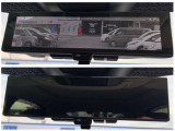【インテリジェントルームミラー】通常のミラーと、車両後方のカメラで映し出される映像で確認できるモードをお使い頂けます!乗員や荷物で後ろが見えないときや、雨で視界が悪いときに便利です!
