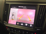 バックカメラだけでなくサラウンドビューモニター装備なので真上から見る映像で駐車時も不安がより軽減されます。