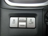 車両安定性を制御するVSCと、滑りやすい路面での発進や加速時の空転を制御するTRCのOFFスイッチです。