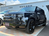 L663 Defender  3.0直6MHEVディーゼル 300ps/4,000rpm 66kgm/1,500-2,000rpm ZF8AT エアーサスペンション 275/45R22 可変ダンピング 発進/停止アダプティブクルコン デジタルミラー 1オーナー車