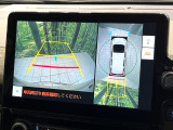 【パノラミックビューモニター】専用のカメラにより、上から見下ろしたような視点で360度クルマの周囲を確認することができます☆死角部分も確認しやすく、狭い場所での切り返しや駐車もスムーズに行えます。