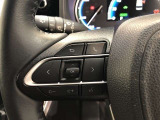 【ステアリングスイッチ】左です。ハンドルから手を離さず、運転に集中したまま手元でオーディオ操作等ができます。